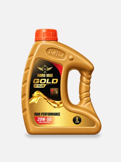 INDROMAX CNG GOLD 4T PLUS 20W-50 Semi Synthetic Engine Oil – 2 Liter